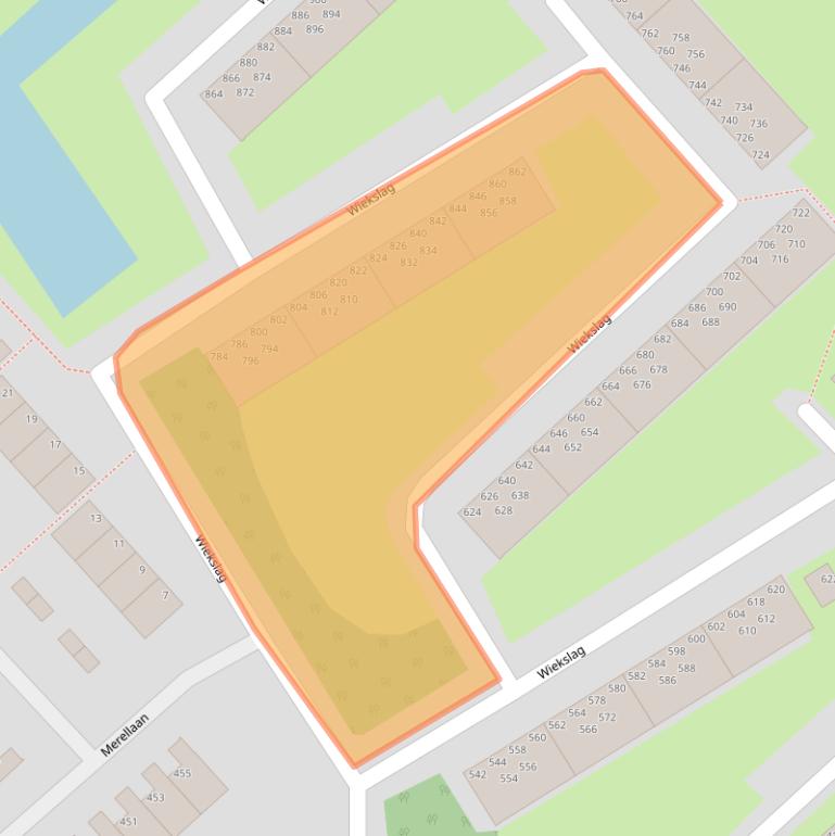 Kaart van postcodegebied 2903VN.