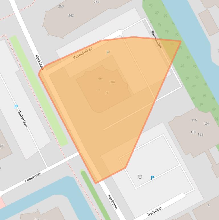 Kaart van postcodegebied 2903WB.