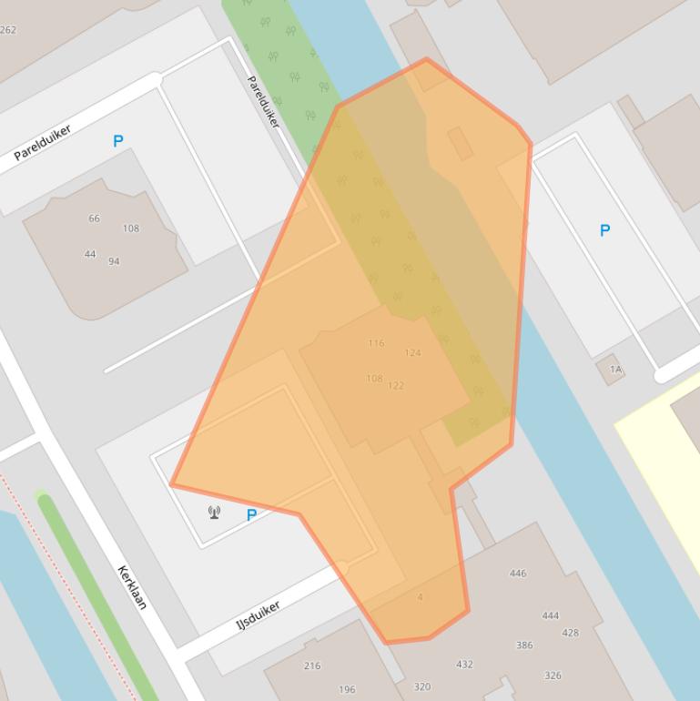 Kaart van postcodegebied 2903WC.