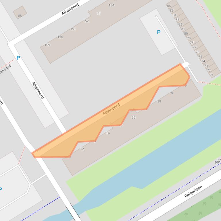 Kaart van postcodegebied 2903XA.