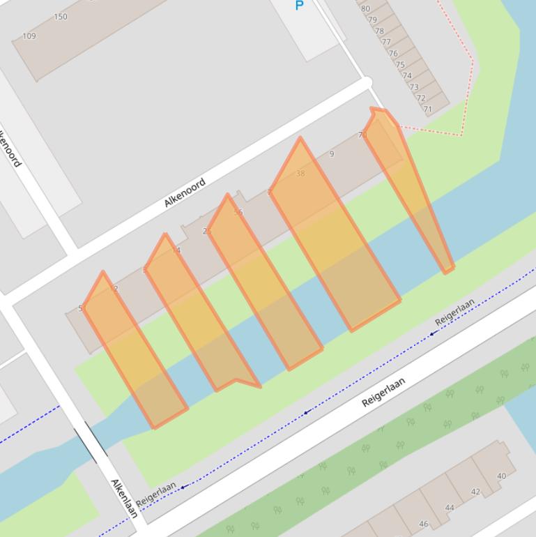 Kaart van postcodegebied 2903XC.