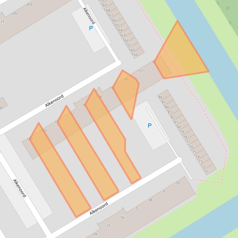 Kaart van postcodegebied 2903XG.