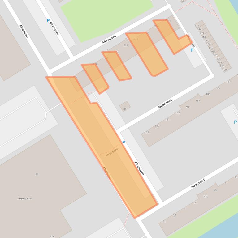 Kaart van postcodegebied 2903XJ.