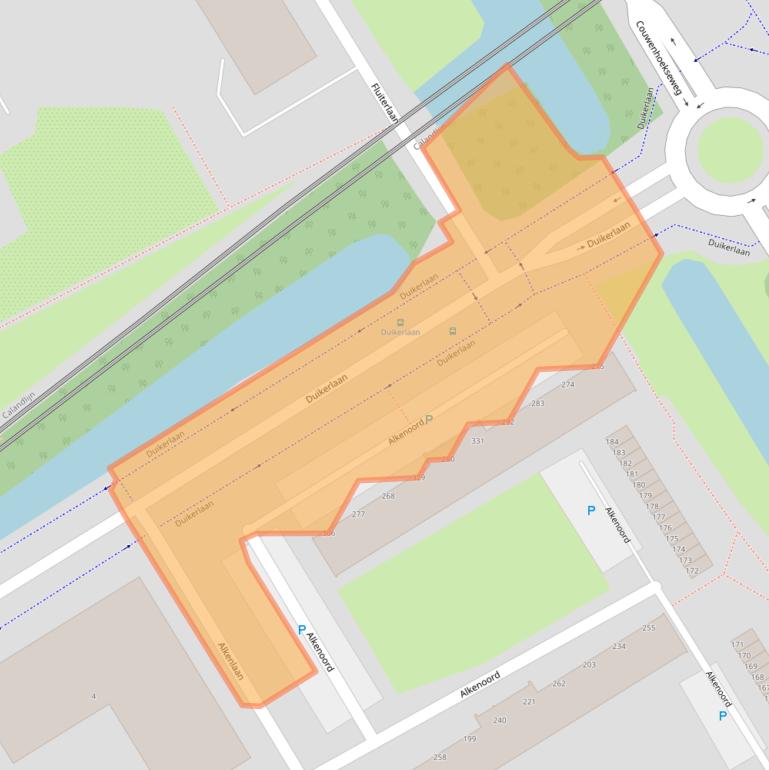 Kaart van postcodegebied 2903XL.