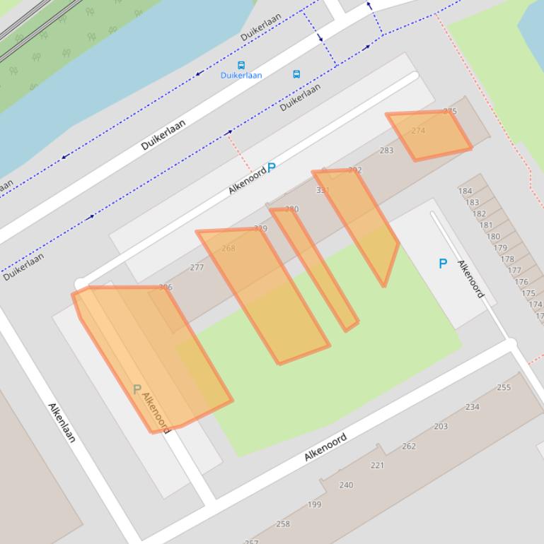 Kaart van postcodegebied 2903XM.