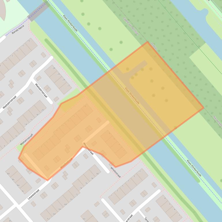 Kaart van postcodegebied 2905SB.