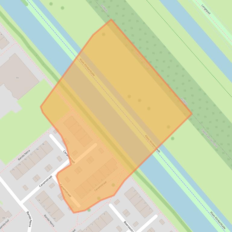 Kaart van postcodegebied 2905SL.