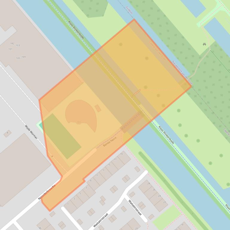 Kaart van postcodegebied 2905SV.