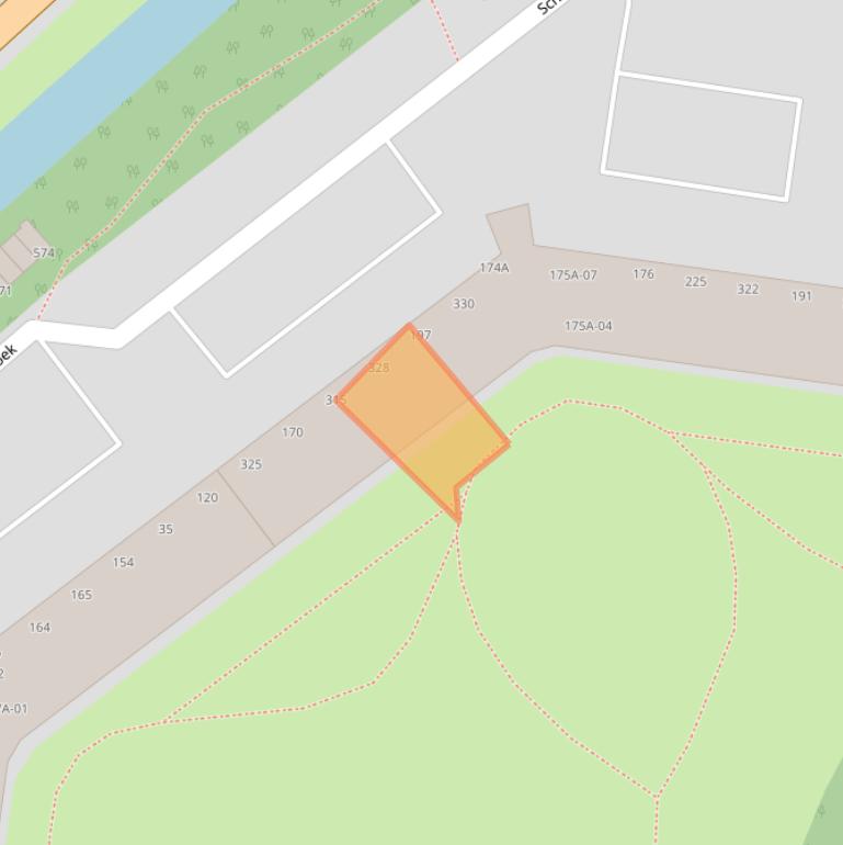 Kaart van postcodegebied 2905TK.