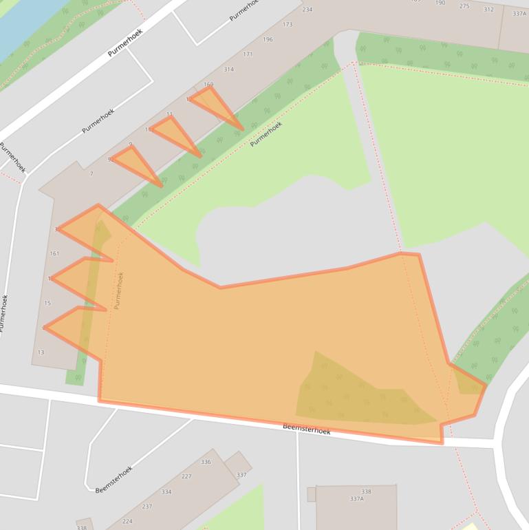 Kaart van postcodegebied 2905VC.