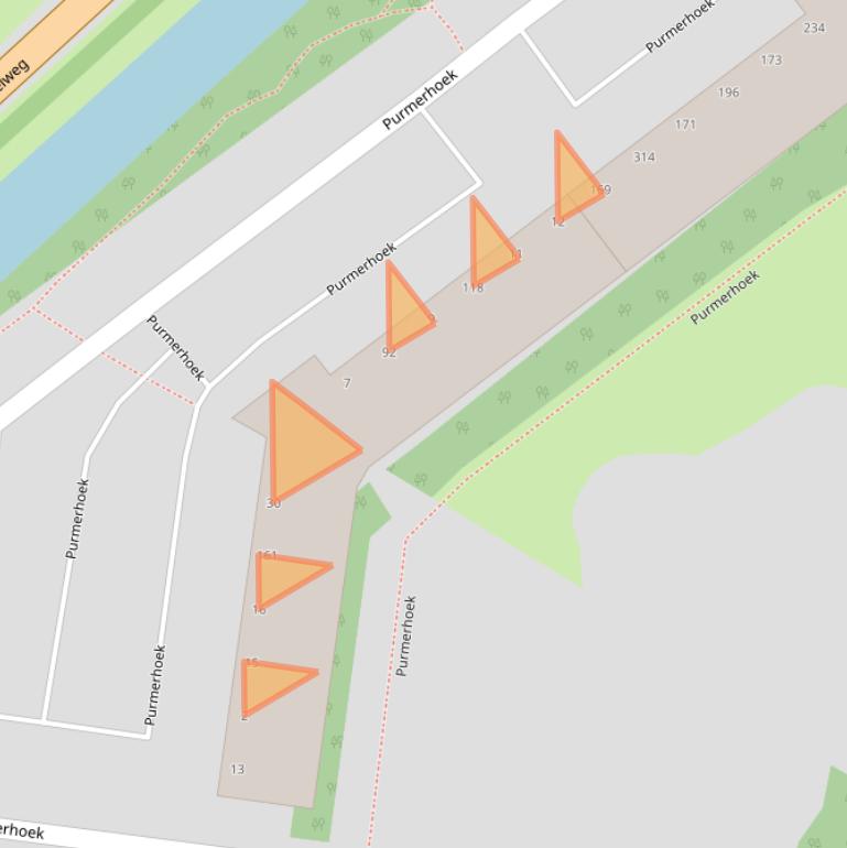 Kaart van postcodegebied 2905VD.