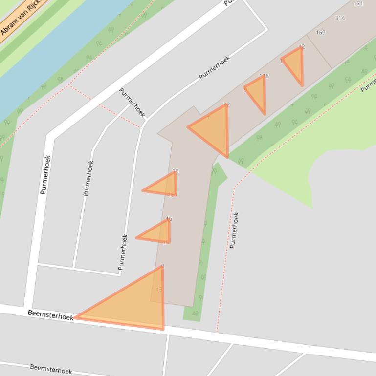 Kaart van postcodegebied 2905VE.