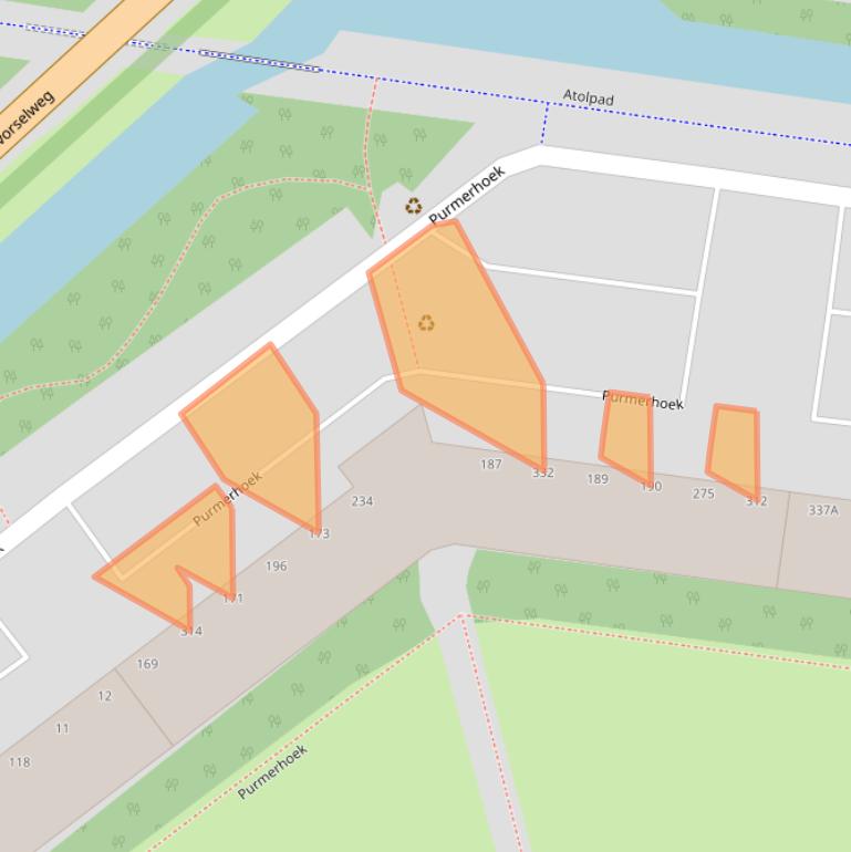 Kaart van postcodegebied 2905VH.
