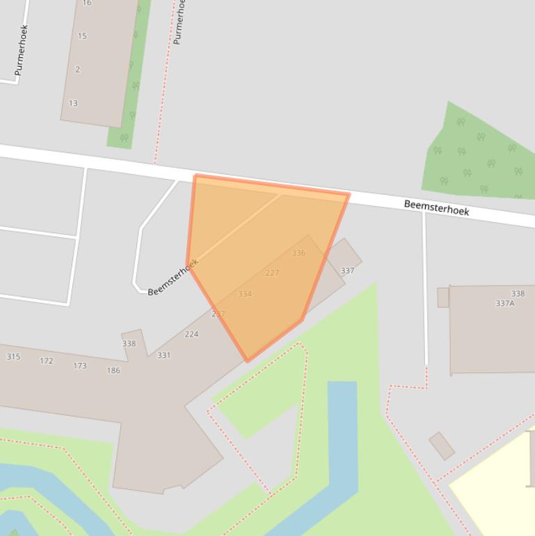 Kaart van postcodegebied 2905XS.