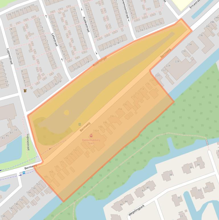 Kaart van postcodegebied 2906LE.