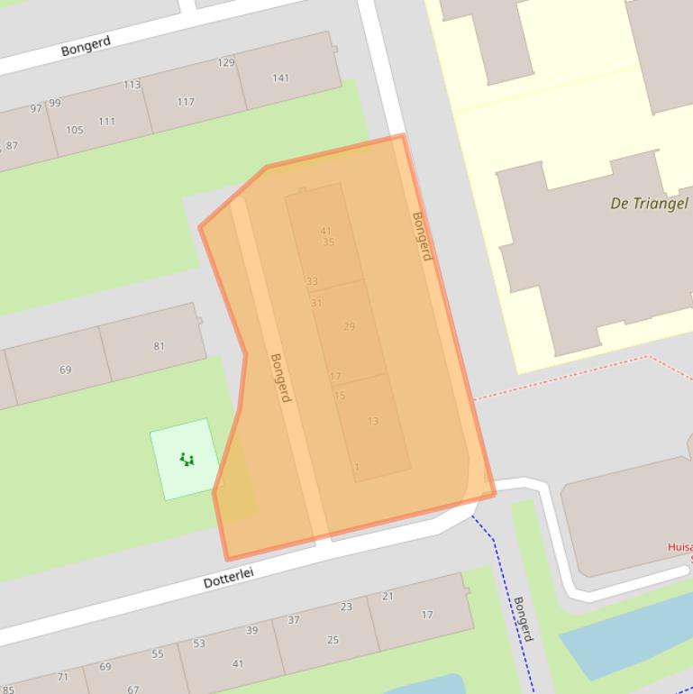 Kaart van postcodegebied 2906VA.