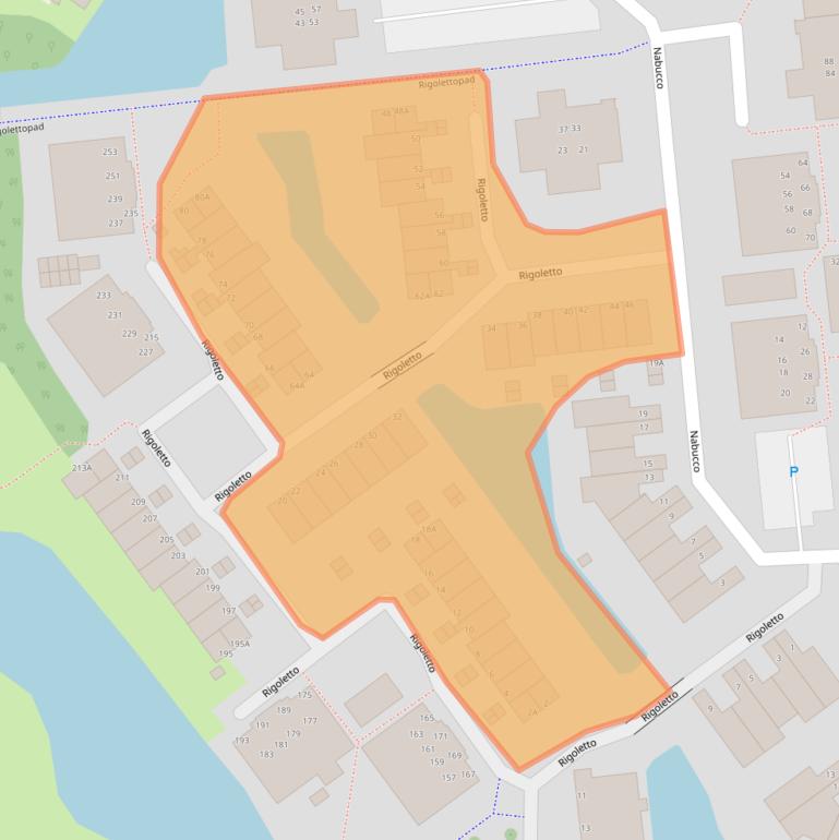 Kaart van postcodegebied 2907JH.