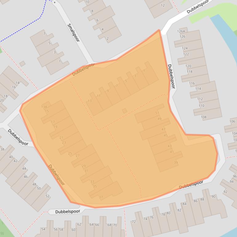 Kaart van postcodegebied 2908AH.