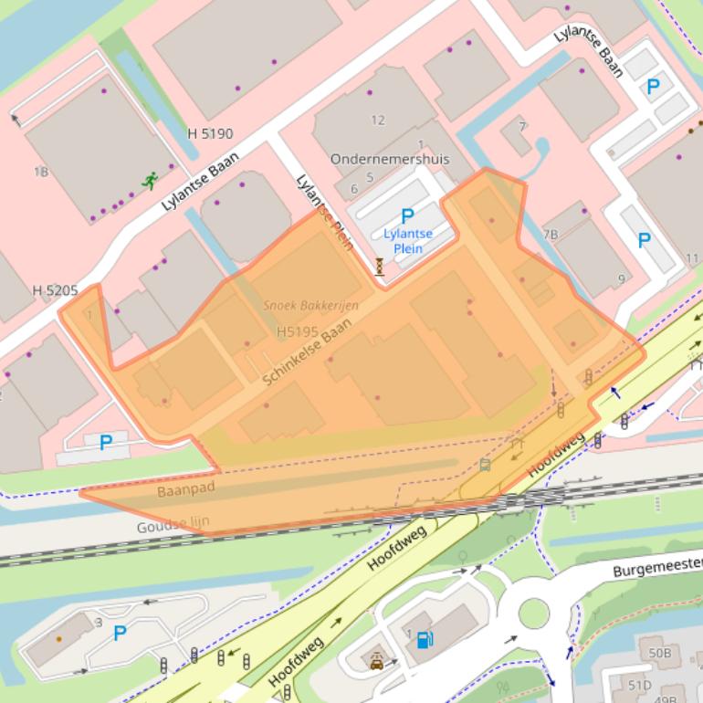 Kaart van postcodegebied 2908LE.