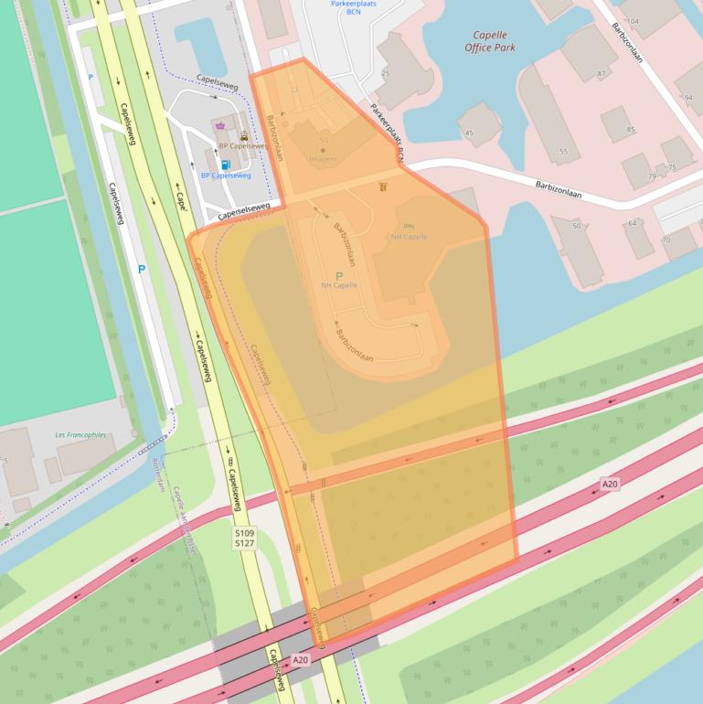 Kaart van postcodegebied 2908MA.