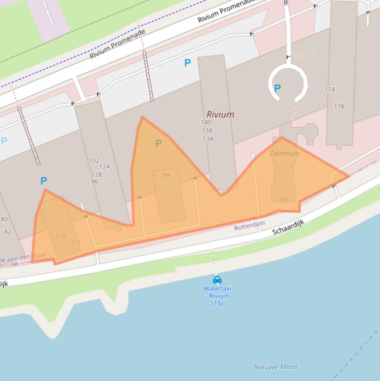 Kaart van postcodegebied 2909LA.