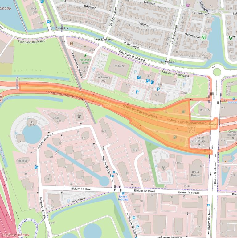 Kaart van postcodegebied 2909LB.