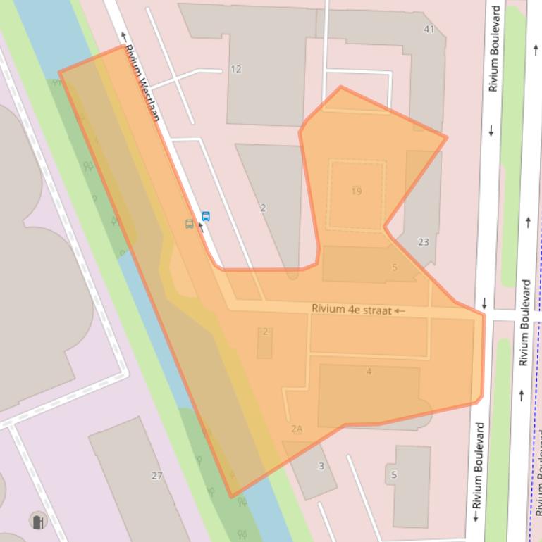 Kaart van postcodegebied 2909LJ.