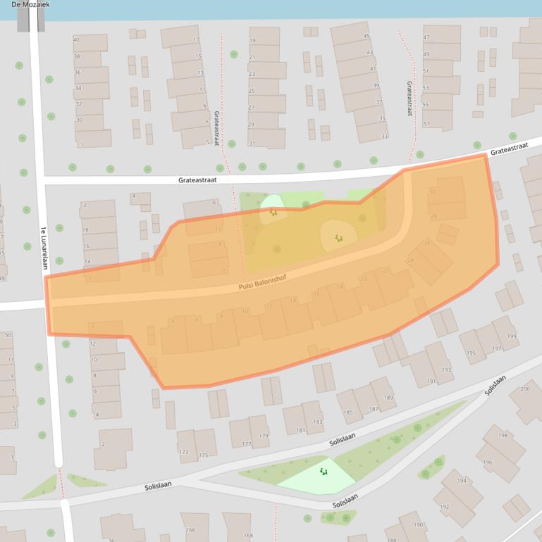 Kaart van postcodegebied 2909PL.