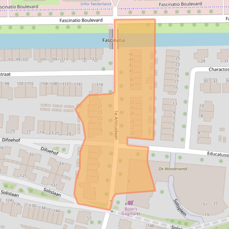 Kaart van postcodegebied 2909TB.