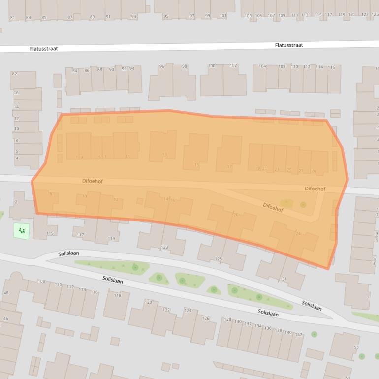 Kaart van postcodegebied 2909TE.