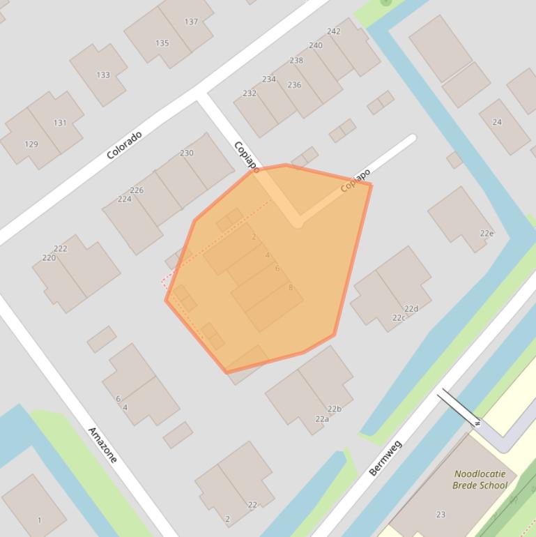 Kaart van postcodegebied 2911JK.