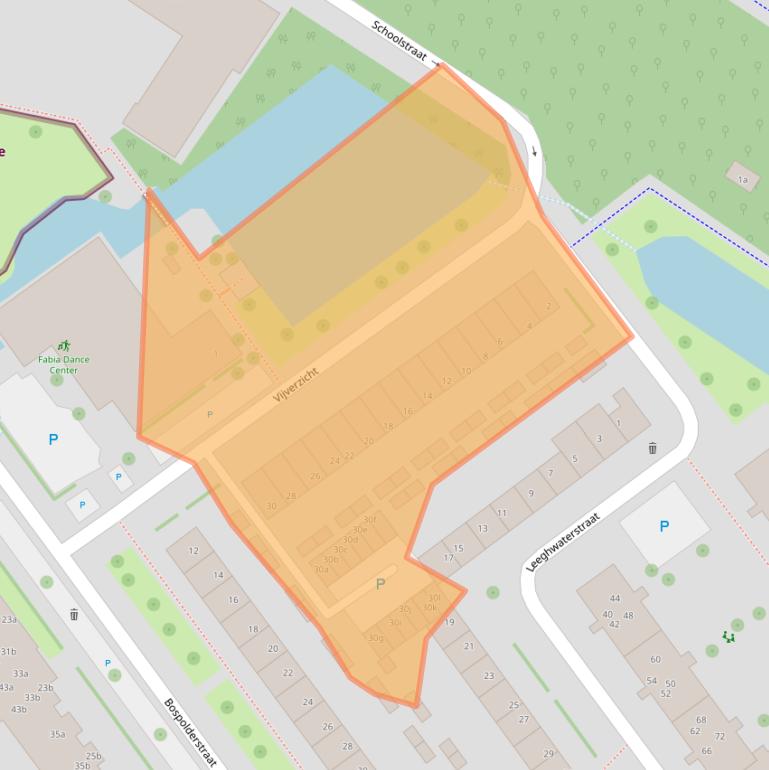 Kaart van postcodegebied 2912PN.