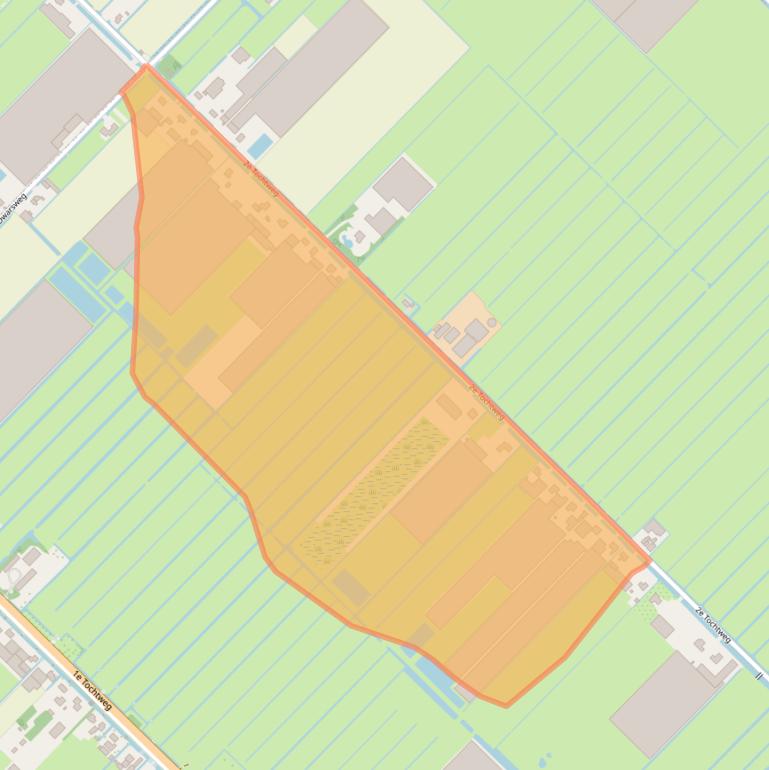 Kaart van postcodegebied 2913LS.