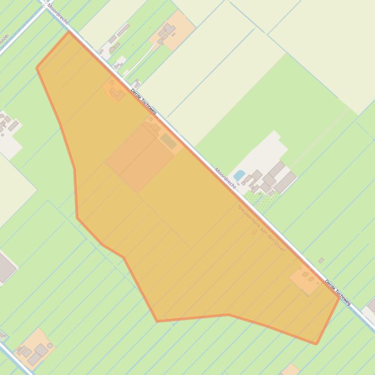 Kaart van postcodegebied 2913LT.