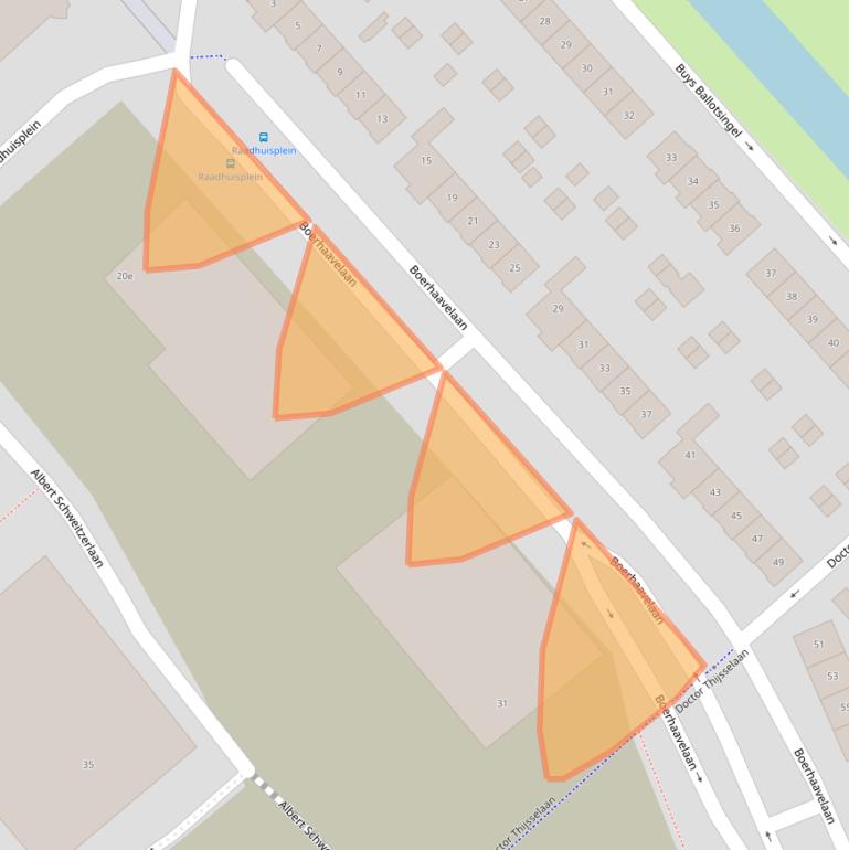 Kaart van postcodegebied 2922HK.