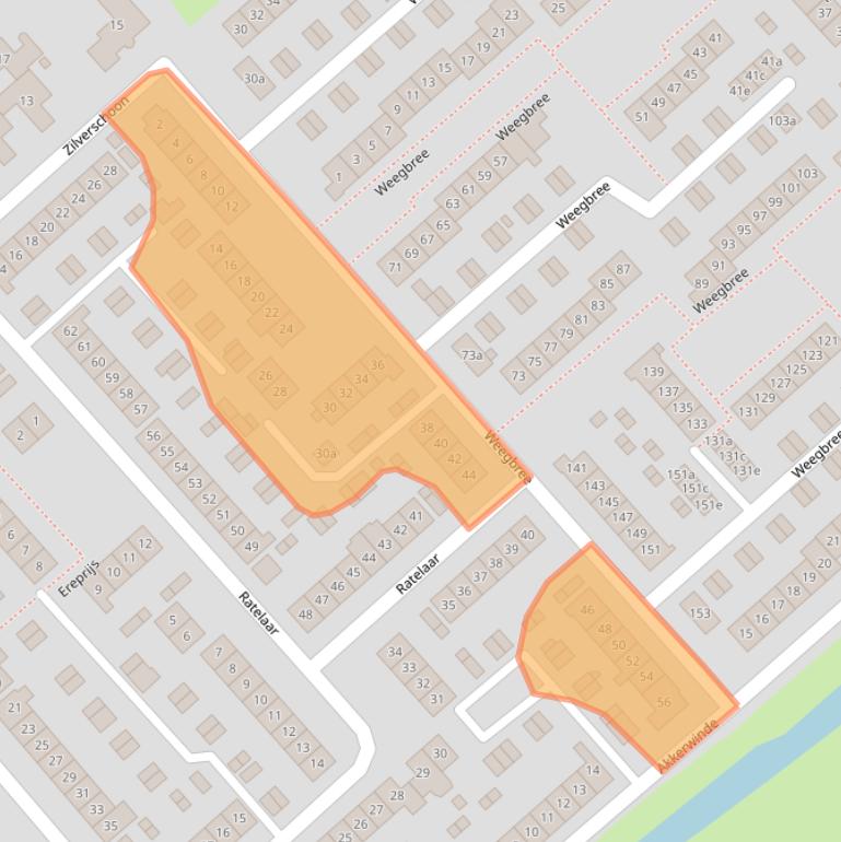 Kaart van postcodegebied 2923GM.