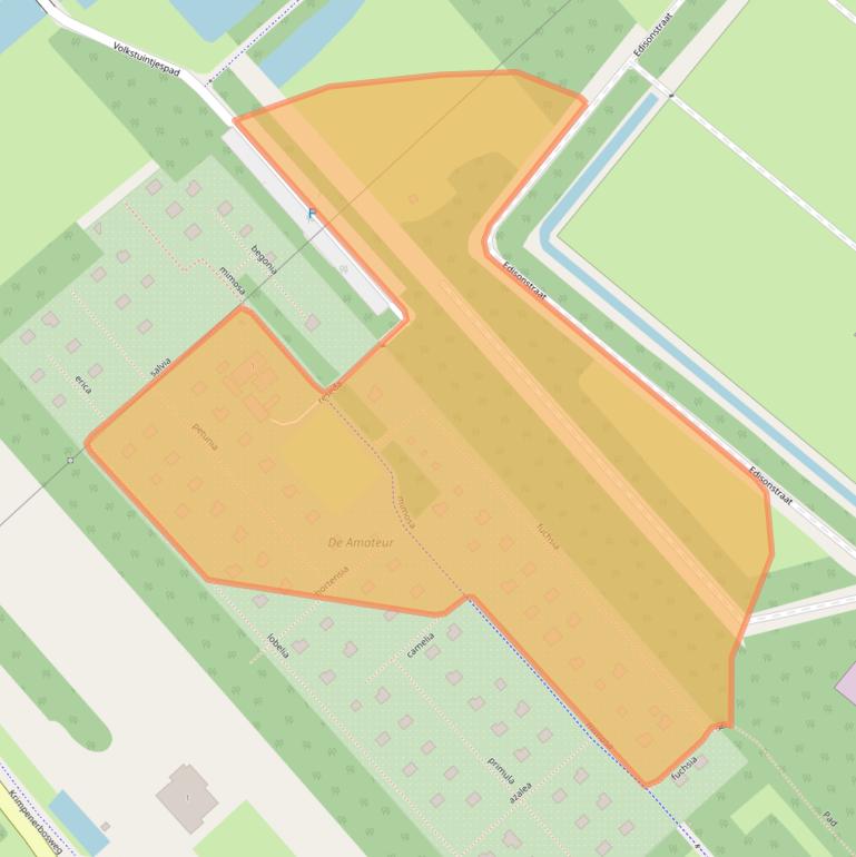 Kaart van postcodegebied 2925DN.