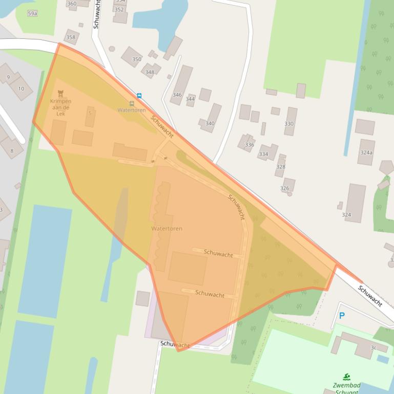 Kaart van postcodegebied 2931BA.