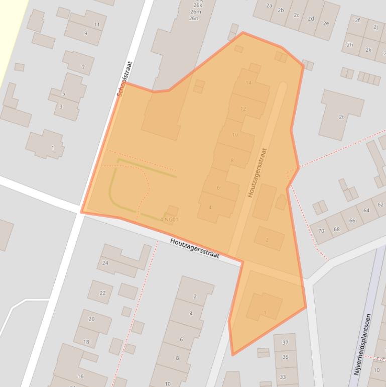 Kaart van postcodegebied 2931GE.