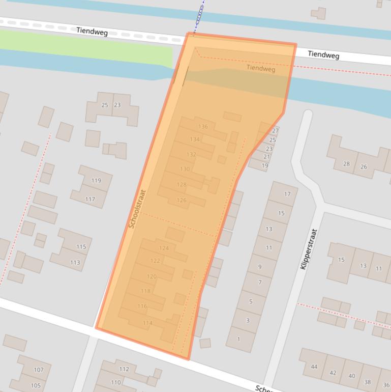 Kaart van postcodegebied 2931GZ.