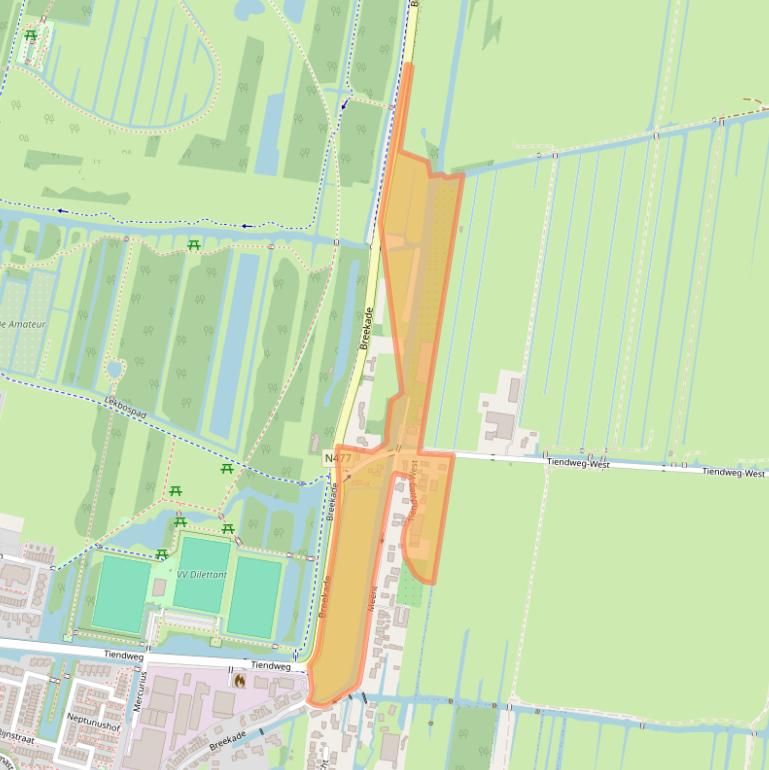 Kaart van postcodegebied 2931LH.