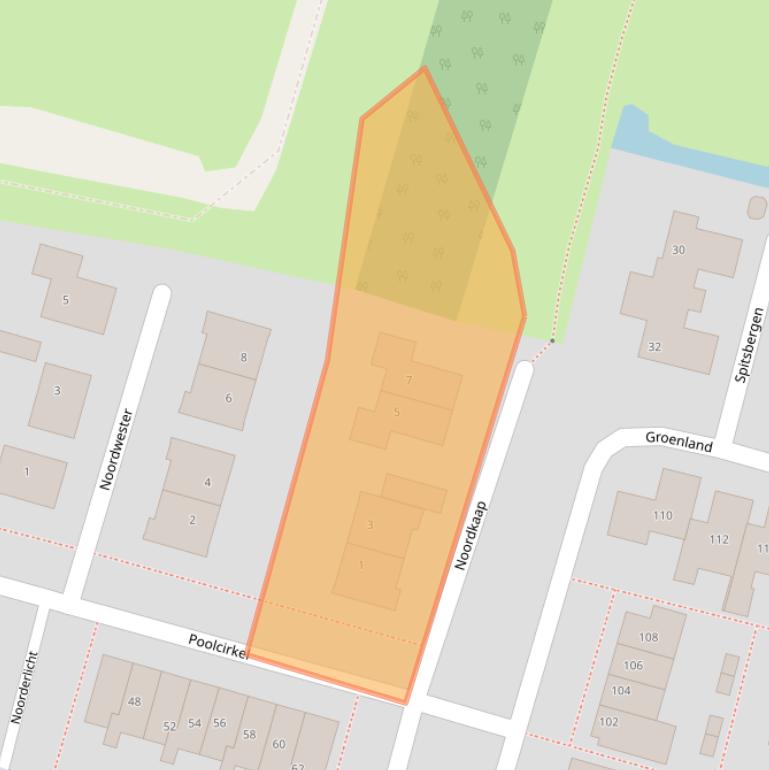 Kaart van postcodegebied 2931PG.