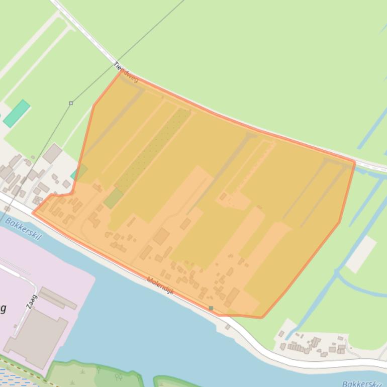 Kaart van postcodegebied 2931SG.