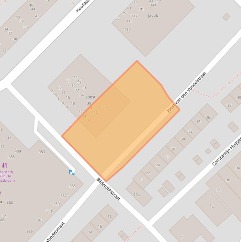 Kaart van postcodegebied 2931XG.