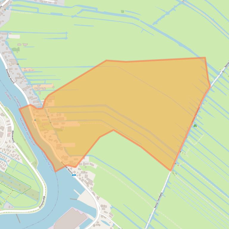 Kaart van postcodegebied 2935BP.