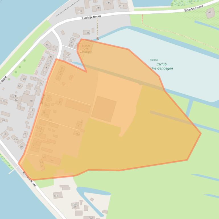 Kaart van postcodegebied 2935CW.