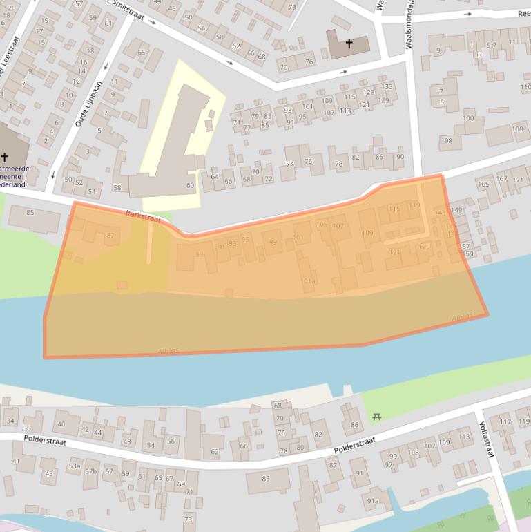 Kaart van postcodegebied 2951GH.