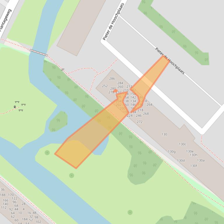 Kaart van postcodegebied 2951SK.