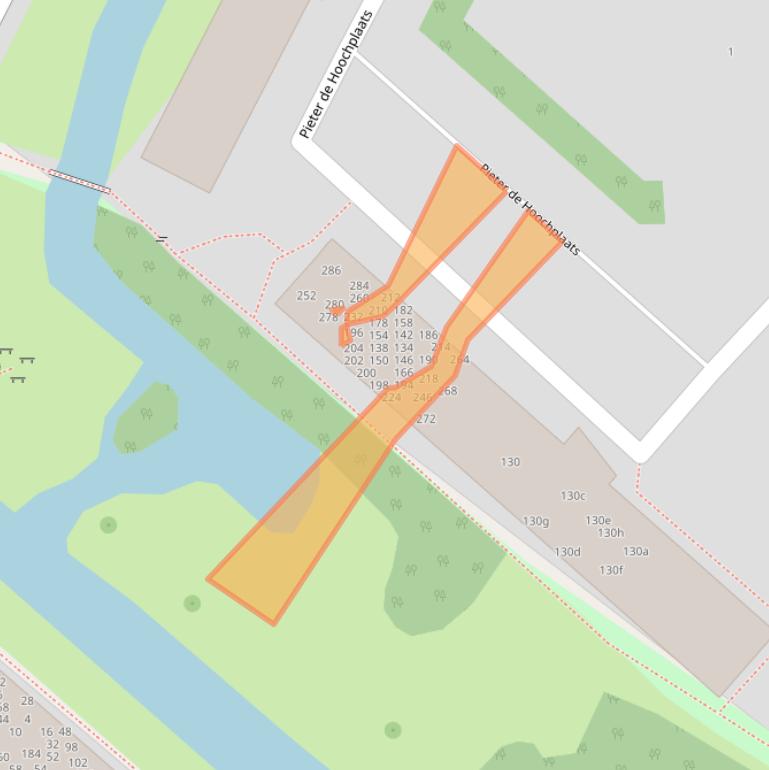 Kaart van postcodegebied 2951SL.