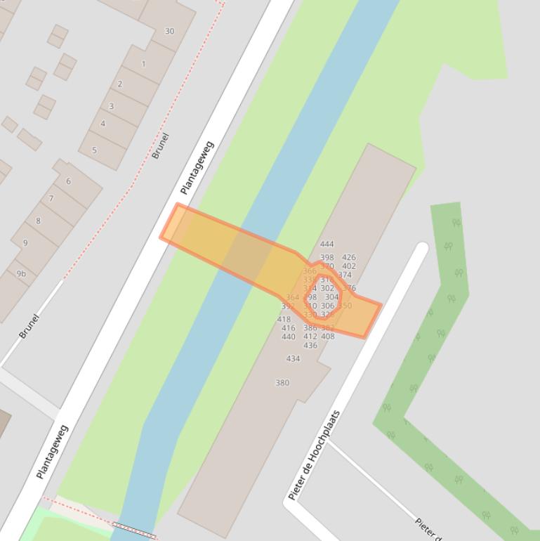 Kaart van postcodegebied 2951SP.